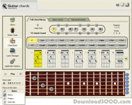 Guitar chords laboratory screenshot